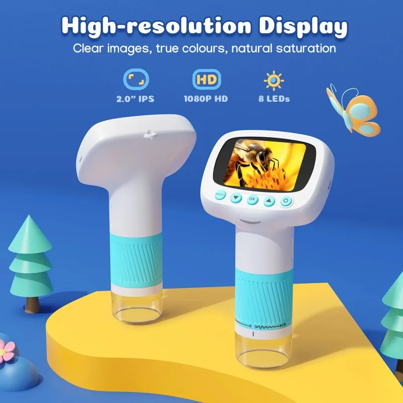 Kids Definition Of Education - 2.0 inch Microscope for Kids &