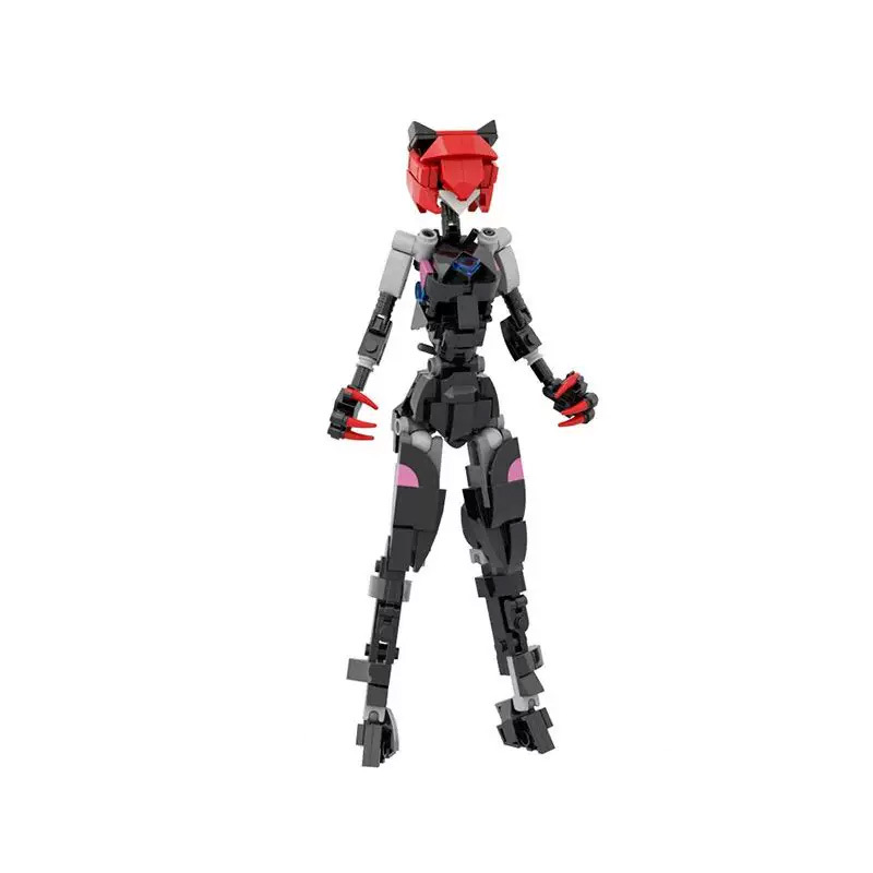 Coding Robot Toy - MOC Cat Female Robot Model Small