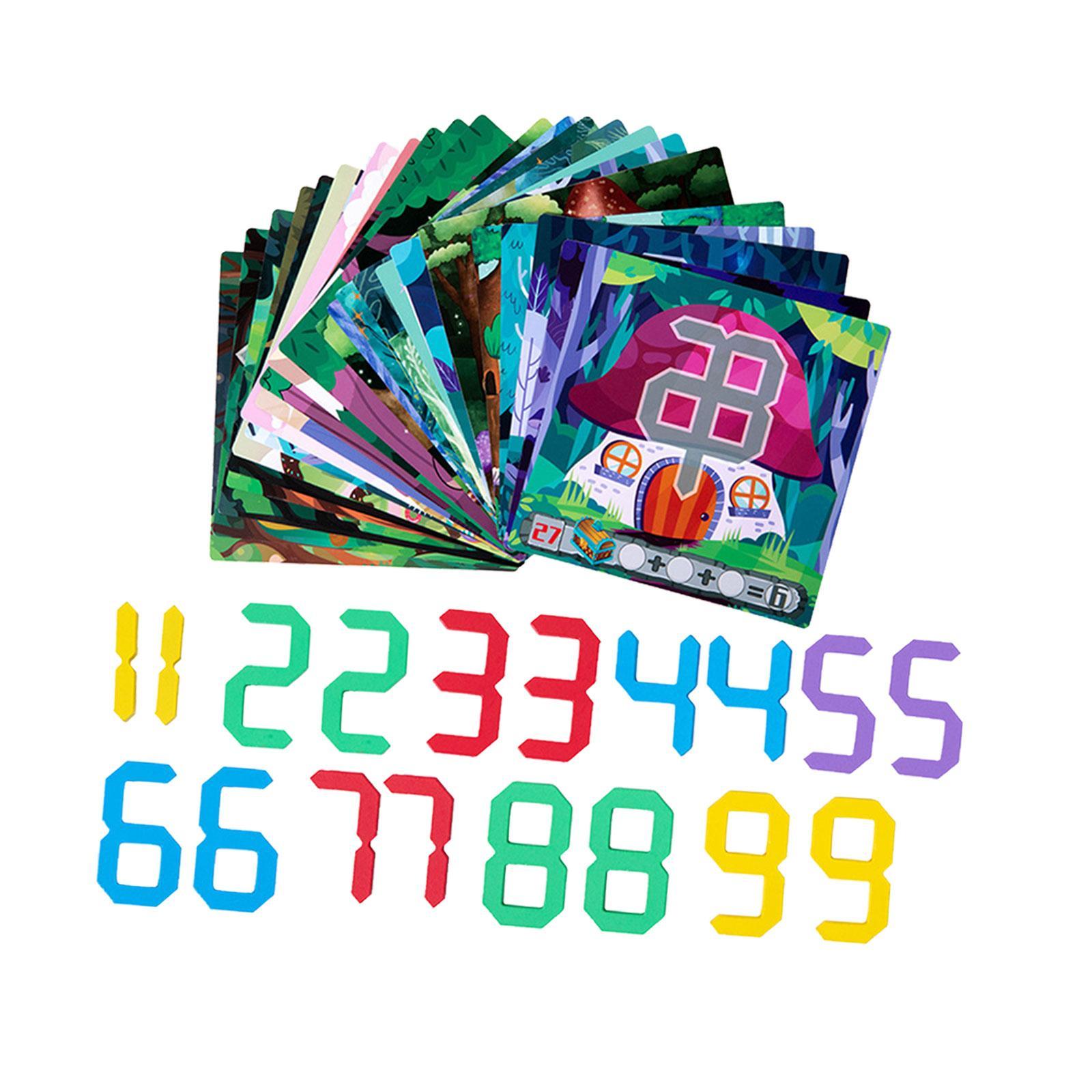 Kids Education Table - Interactive Montessori Wooden Kids Digital Decryption