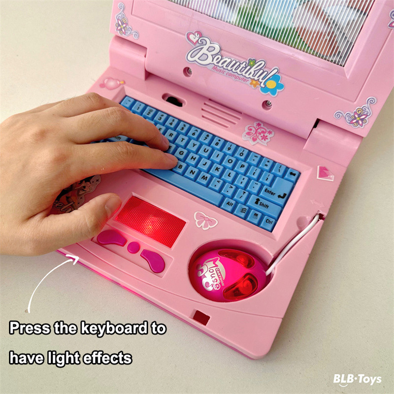 Simulation Laptop Toy Light Mu - Kids Education Laptop review and price