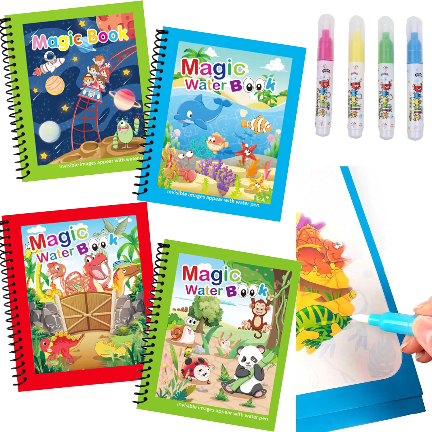 Magic Water Painting Book Reus - Kids Education Laptop review and price