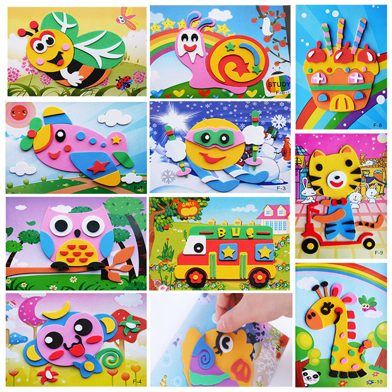 5Pcs/10Pcs/Lot Kids DIY 3D EVA - Kids Education Shows review and price