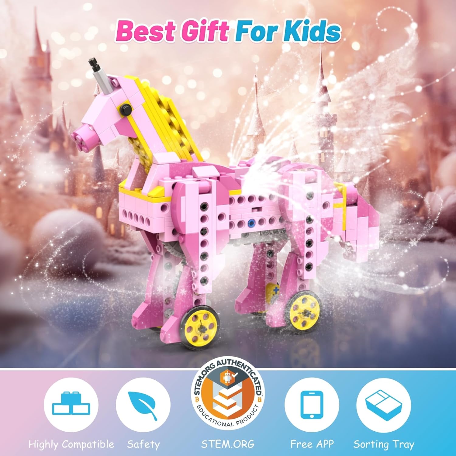 Apitor STEM Toys for Girls Gif - Coding Robot Toy review and price