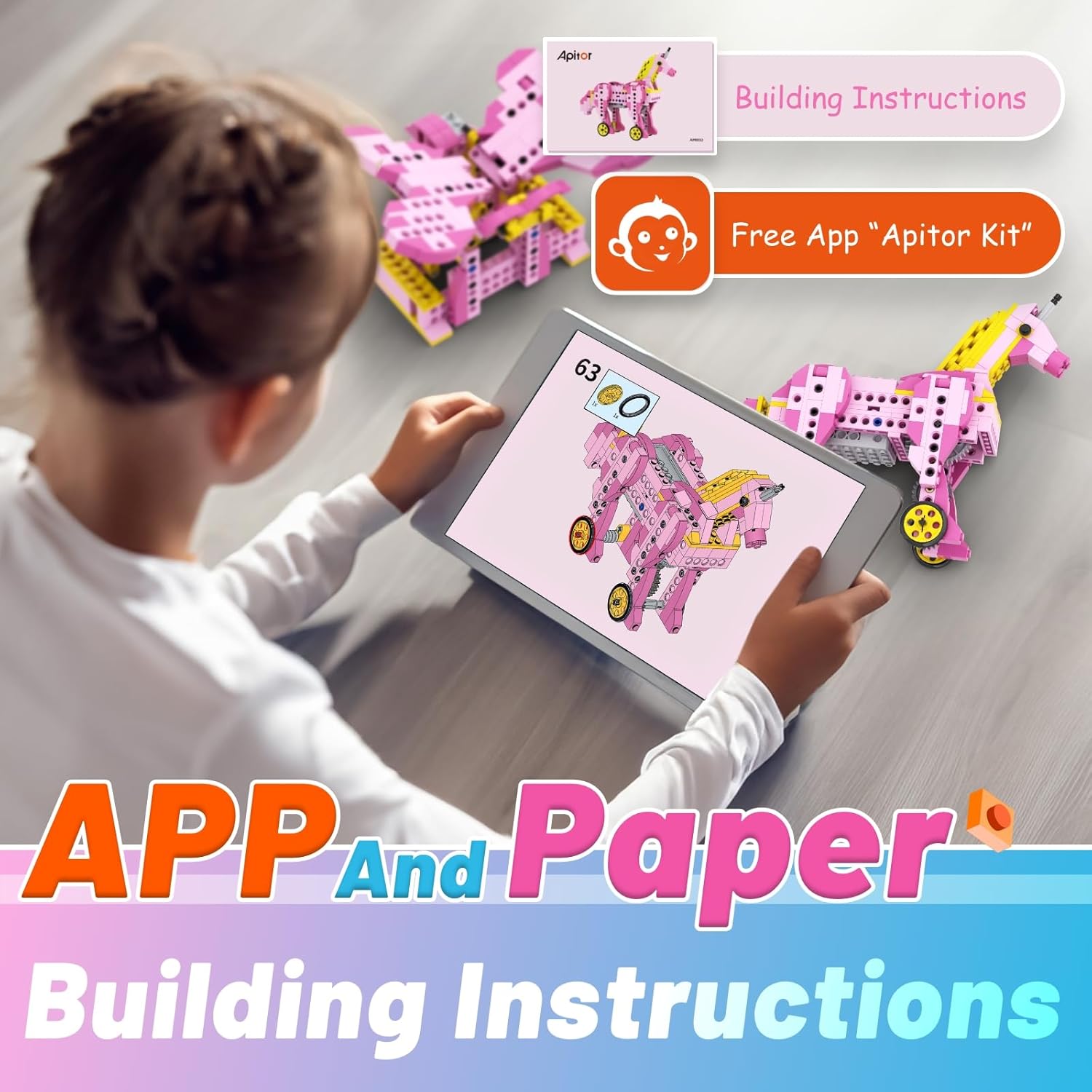Apitor STEM Toys for Girls Gif - Coding Robot Toy review and price
