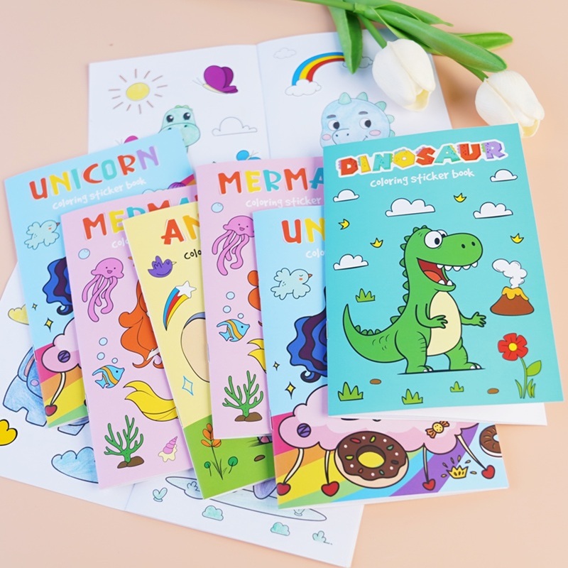 Coloring Book Children Sticker - Kids Education Laptop review and price