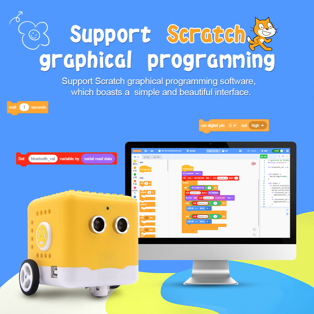 Kidsbits Programmable Robot Ki - Coding Robot Toy review and price
