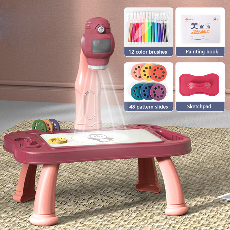 Smart Projector Kids Painting  - Kids Education Table review and price