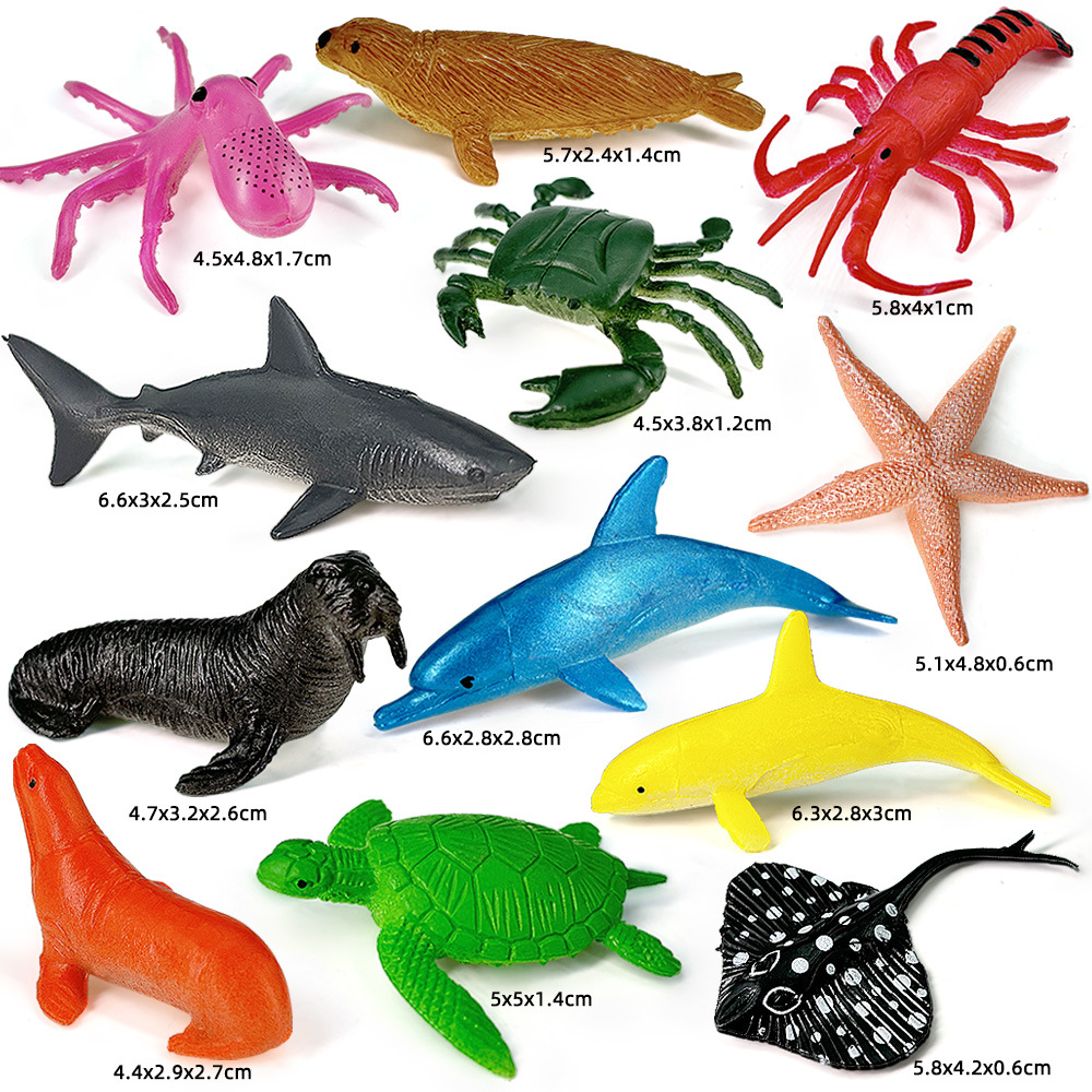 12pcs Ocean Sea Life Set Anima - Kids Education Product review and price