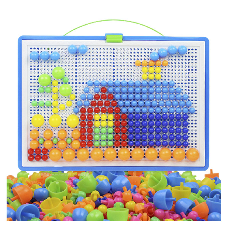 296Pcs Mushroom Nail DIY Puzzl - Kids Education Table review and price
