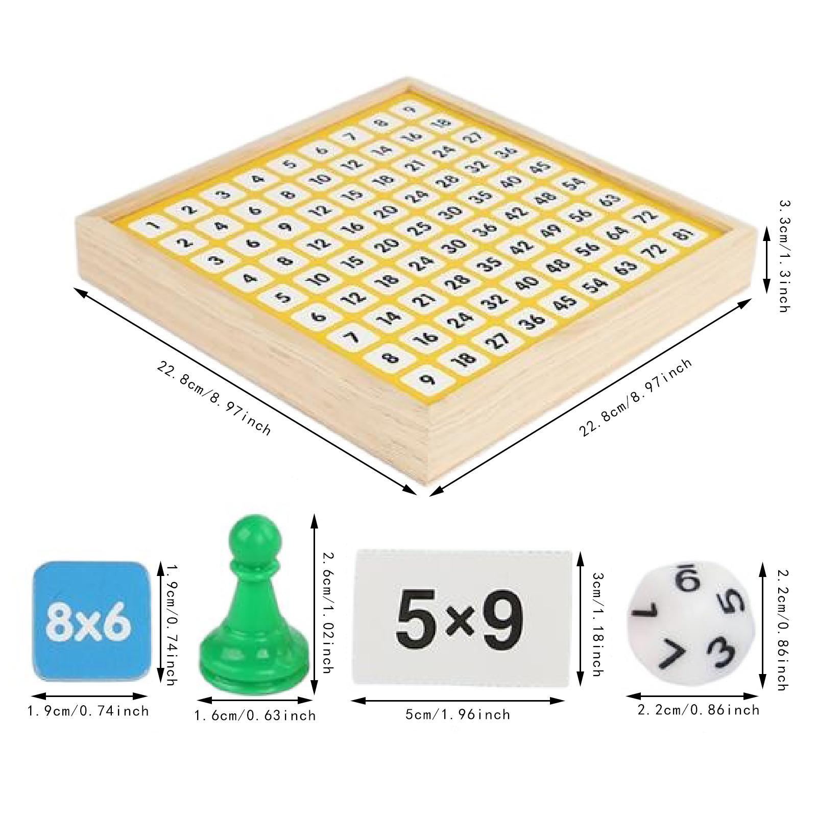Wooden Multiplication Board Ga - Kids Education Table review and price