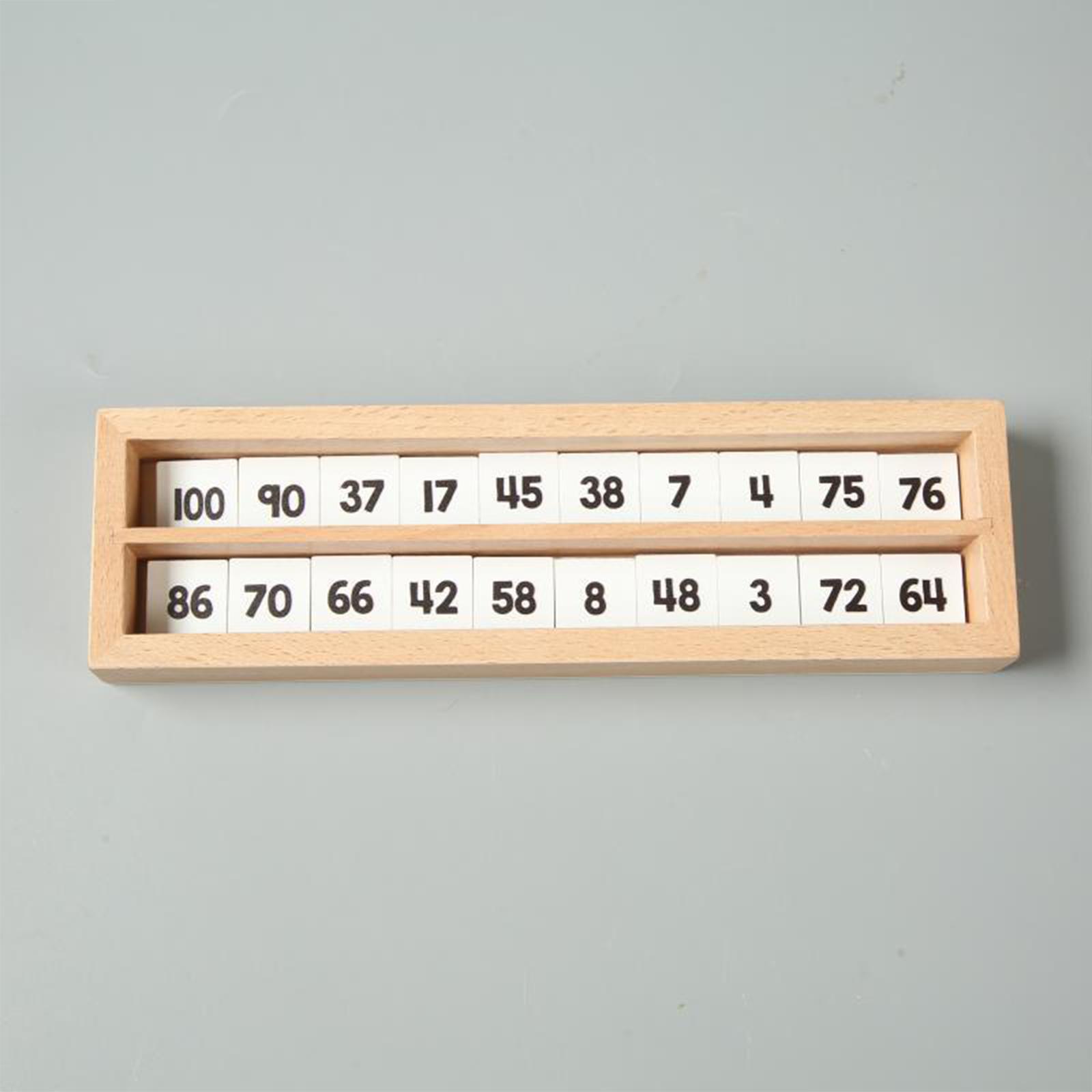 Wooden 1-100 Number Board Deve - Kids Education Table review and price