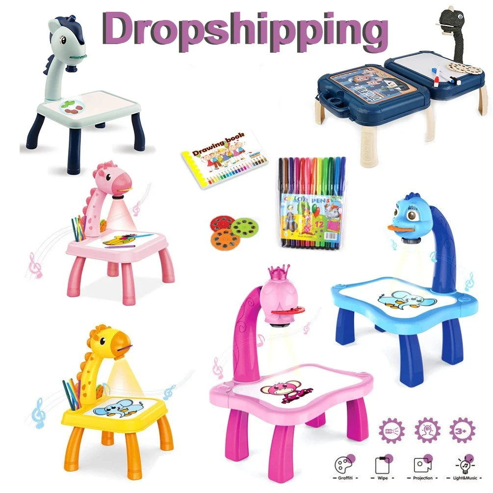 Children LED  Projector Art  D - Kids Education Table review and price