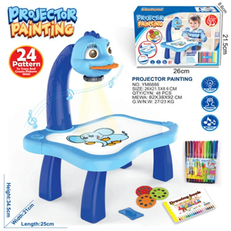 Children LED  Projector Art  D - Kids Education Table review and price