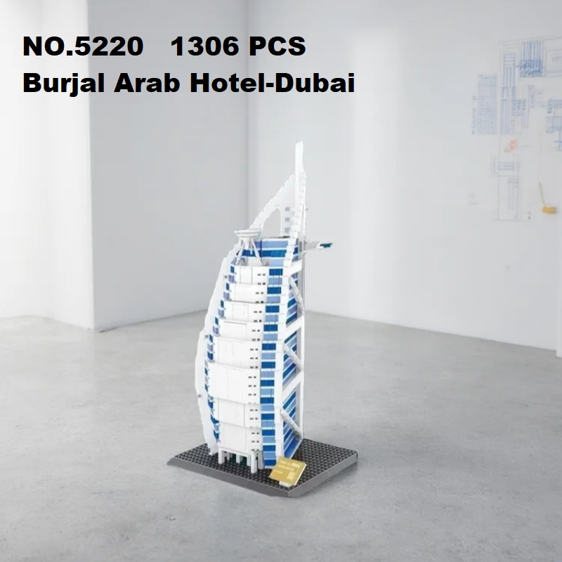 1306pcs Burjal Arab Hotel Duba - Kids Education In Dubai review and price