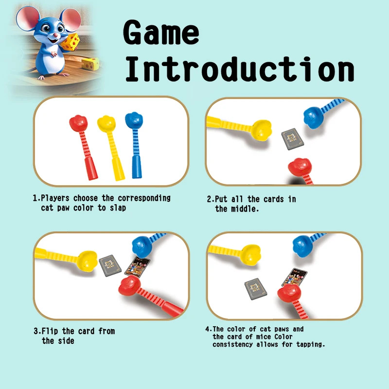 Cats Catch Mice Board Games Ki - Kids Education Table review and price