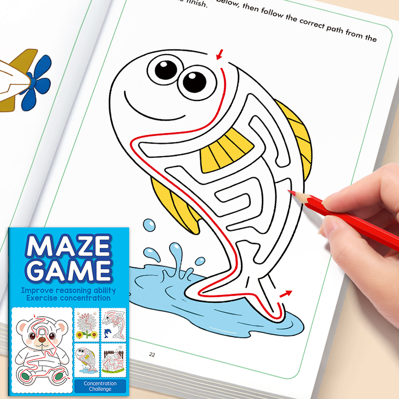 Maze Fun Drawing Book for Kids - Kids Definition Of Education review and price