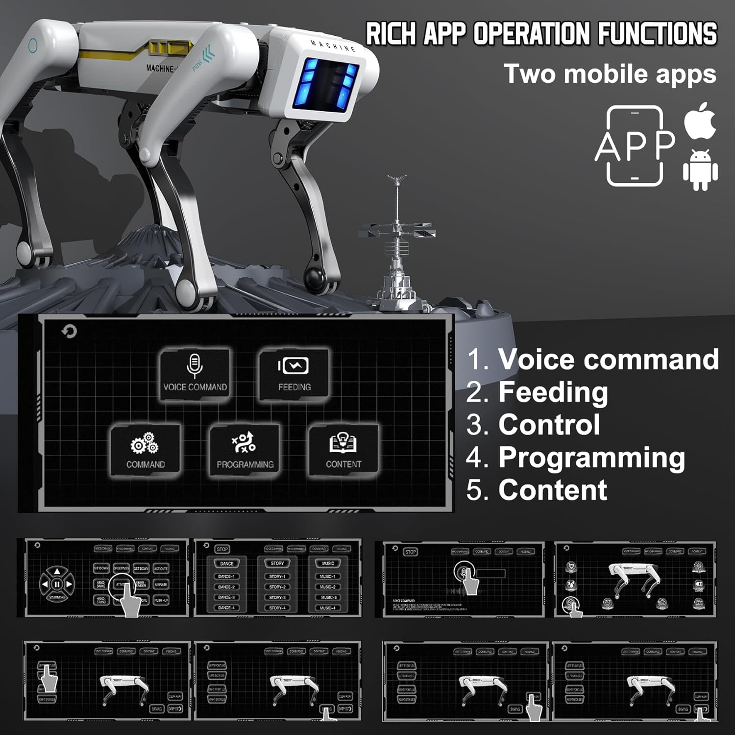 RC Mechanical Dog Multifunctio - Coding Robot Toy review and price