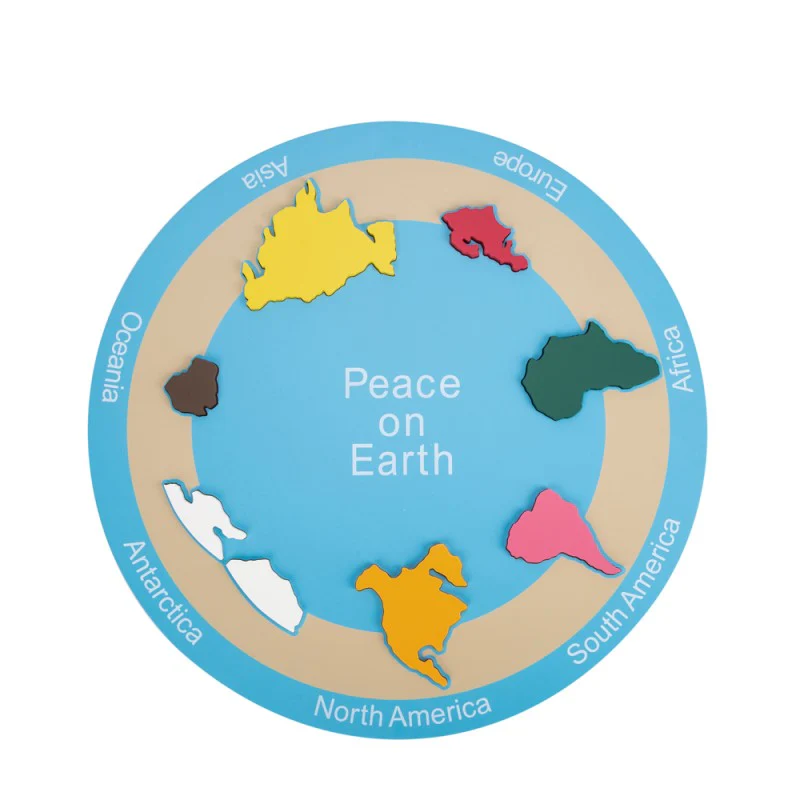 ADENA Montessori 7 Continent P - Puzzle Map World review and price